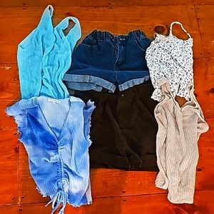 4 shirts and 2 shorts